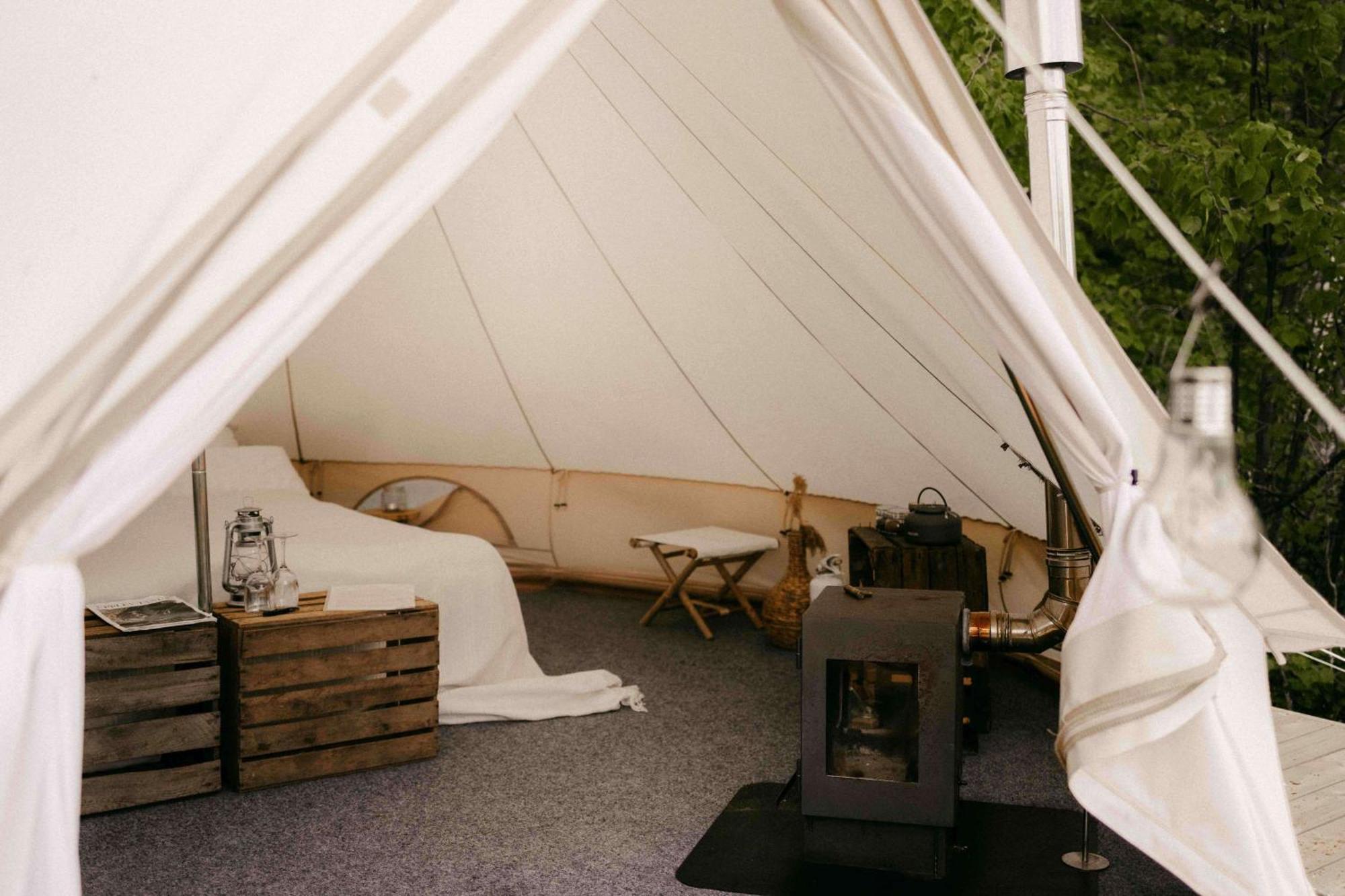 Lyxig glamping i naturreservat ink. frukost Grebbestad Eksteriør bilde