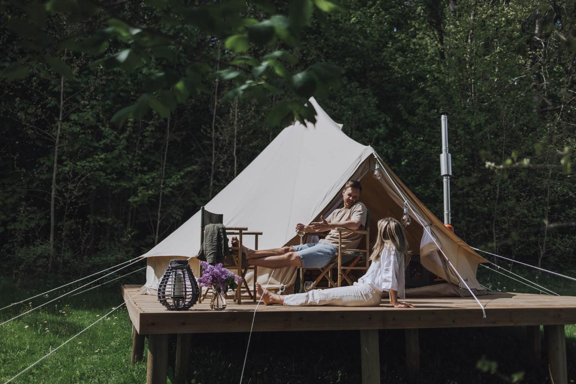 Lyxig glamping i naturreservat ink. frukost Grebbestad Eksteriør bilde